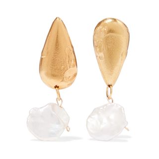 Alighieri + The Fear and the Desire Gold-Plated Pearl Earrings