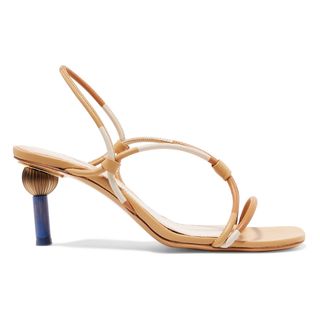 Jacquemus + Olbia Leather Slingback Sandals