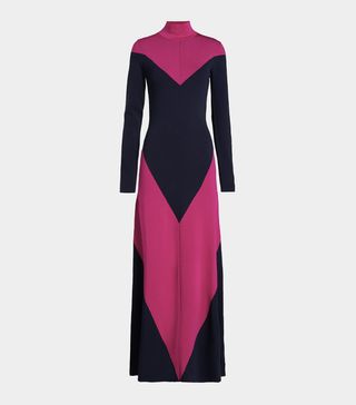 Layeur + Maria Ribbed-Knit Maxi Dress