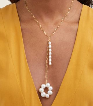 Timeless Pearly + Baroque Pearl Necklace