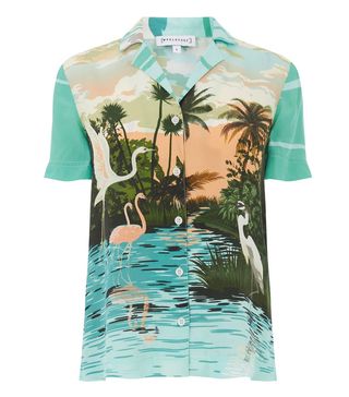 Warehouse + Silk Blend Scenic Shirt