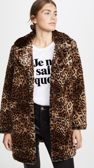 MKT Studio + Malori Leopard Coat