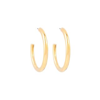 Susan Caplan + 1980s Vintage Hoop Earrings