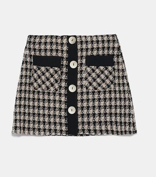 Zara + Tweed Skirt