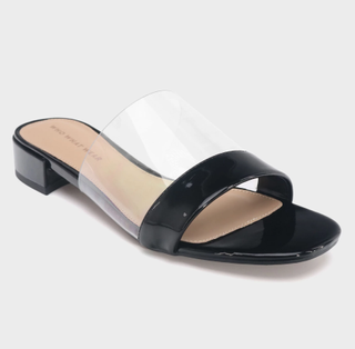 Who What Wear x Target + Piper Clear Acrylic Heeled Slide Sandals