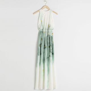 & Other Stories + Semi Sheer Watercolour Dress