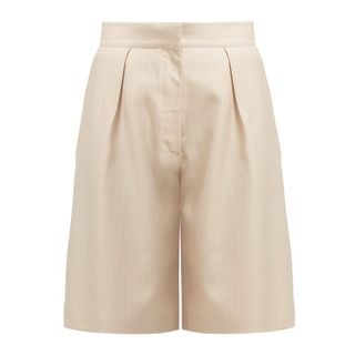 Giuliva Heritage Collection + The Stella Wool and Silk-Blend Shorts