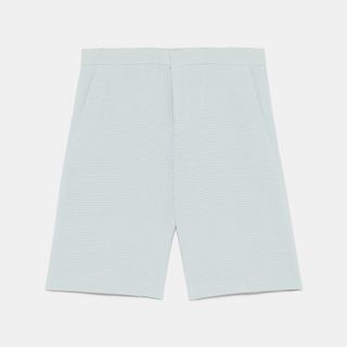 Zara + Textured Shorts