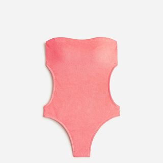 J.Crew + Cut-Out Bandeau One-Piece