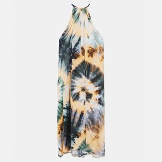 Zara + Tie-Dye Print Dress