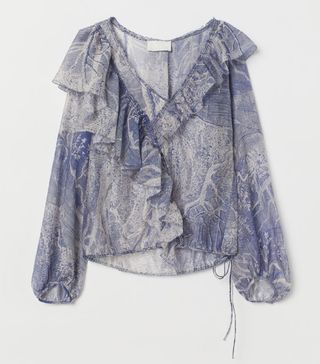 H&M + Airy Lyocell-Blend Blouse