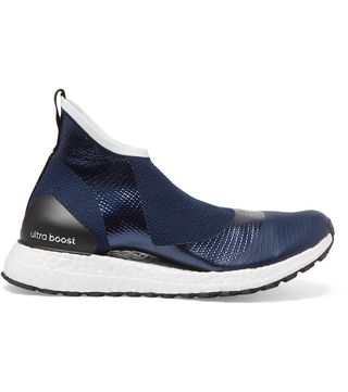 Adidas by Stella McCartney + + Parley for the Oceans UltraBoost x All-Terrain Metallic Primeknit Sneakers