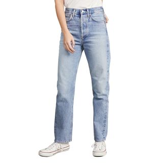 Agolde + Mid Rise 90's Loose Fit Jeans in Affair