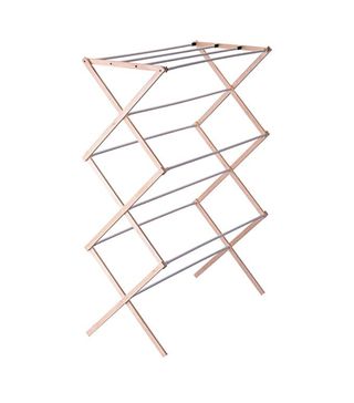 Household Essentials + Collapsible Folding Wooden Clothes Drying Rack