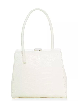 Little Liffner + Madame Lizard-Embossed Leather Shoulder Bag