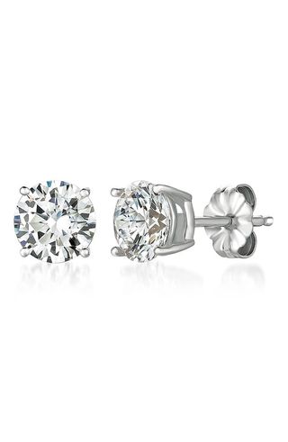 Crislu + Cubic Zirconia Stud Earrings