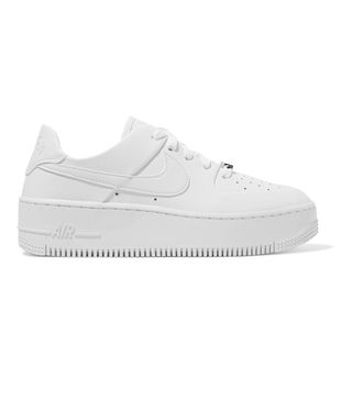 Nike + Nike Air Force 1 Sage Textured-Leather Sneakers