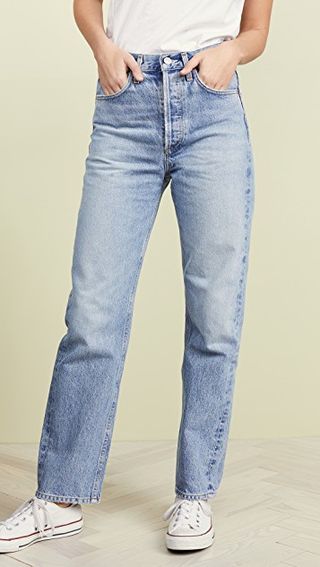 Agolde + Mid Rise '90s Loose Fit Jeans