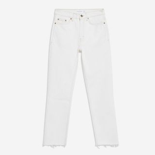 Topshop + Off-White Straight Leg Jeans