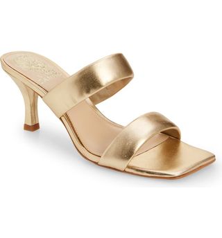 Vince Camuto + Aslee Two Strap Slide Sandals