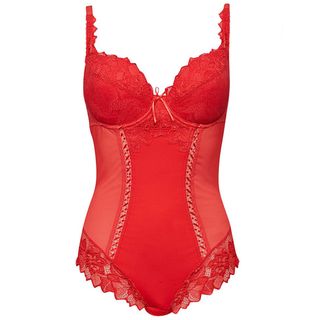 Lepel + Fiore Lace Padded Plunge Body