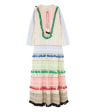 Dodo Bar Or + Tasseled Embroidered Cotton-Gauze Maxi Dress: Rent For
