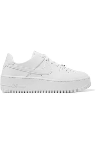 Nike + Air Force 1 Sage Textured-Leather Sneakers