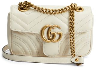 Gucci + Shoulder Bag Marmont Matelasse Mini White