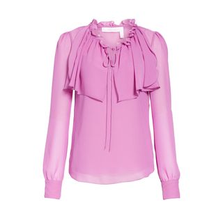 See by Chloé + Ruffle Neck Blouse