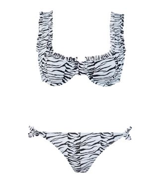 Rixo + Jessica Mono Tiger Underwired Bikini