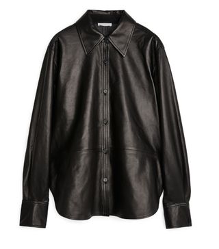 Arket + Leather Shirt