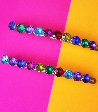 Etsy + Rainbow Hairclips