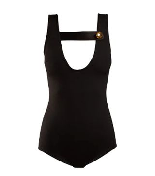 Prada + Strapped Stretch-Jersey Bodysuit