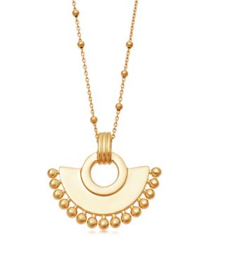 Missoma + Gold Fan Necklace
