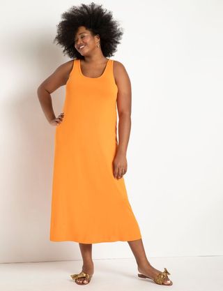 Eloquii + Jersey Tank Maxi Dress