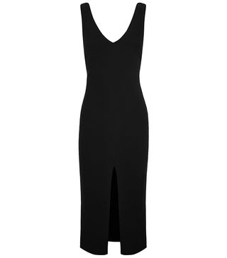 Bec + Bridge + Elle Black Low-Back Midi Dress