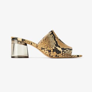 Zara + High Heel Mules with Methacrylate Heels