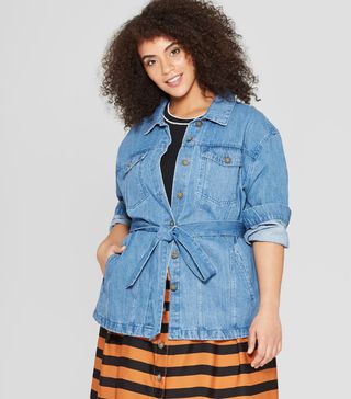 Who What Wear x Target + Belted Denim Jacket
