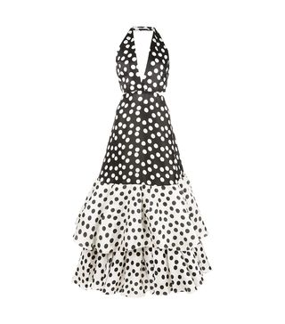 Carolina Herrera + Polka Dot Flare Dress