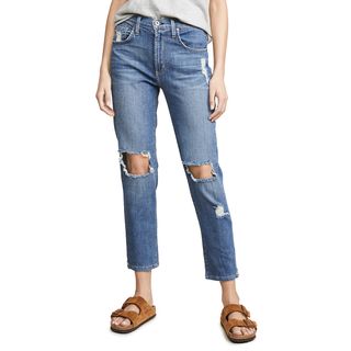 James Jeans + Donna High Rise Mom Jeans