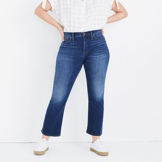 Madewell + Cali Demi-Boot Jeans in Danny Wash: Tencel Edition