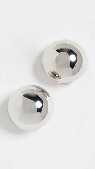 Lele Sadoughi + Dome Button Earrings