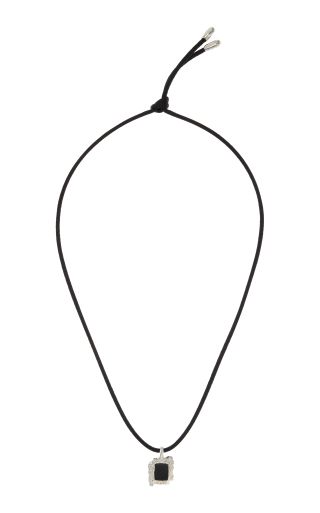 Isabella Etou + Onyx Pendant Necklace