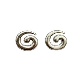 Briwok Jewelry + Silver Swirl Earrings