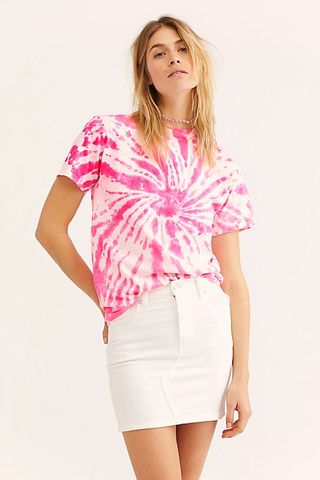 Free People + Tie Dye Neon Tee