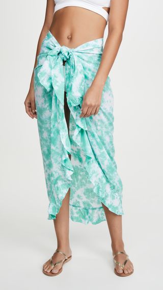 Tiare Hawaii + Frill Wrap Skirt