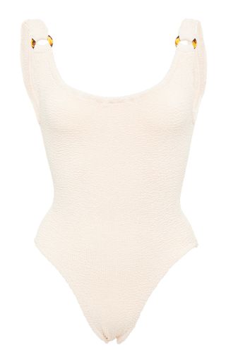 Hunza G + Domino Seersucker Swimsuit