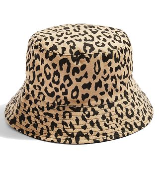 Topshop + Leopard Reversible Bucket Hat