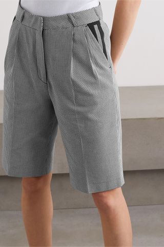 Coperni + Houndstooth Cotton Shorts