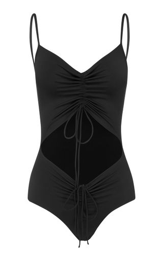 Christopher Esber + Disconnect Ruched One-Piece Swimsuit